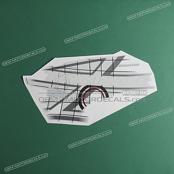 Side cowling decal, left side