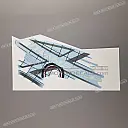TRANSALP Linker Voorkant Kuipdeel Sticker