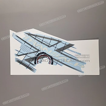 Side cowling decal, left side