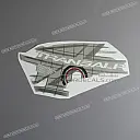 Transalp voorkuip sticker, linkerkant
