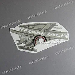 Side cowling decal, left side