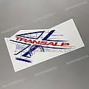 Zijkap TRANSALP sticker, linkerkant voor