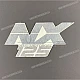 Honda NX125 Transcity Rechte Verkleidung NX HONDA Aufkleber Dekoration OEM 64231KAY600ZA