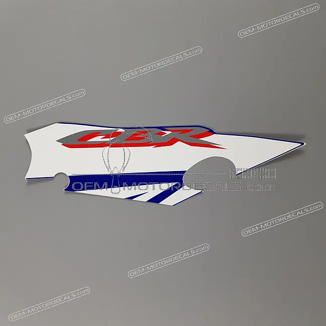 Honda CBR125R Front Upper Cowl Stripe Right Side OEM 64231KTYK40ZC Genuine Factory Graphic