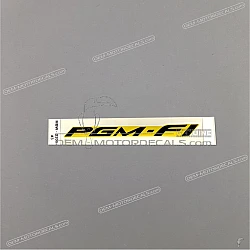 Front cowling decal