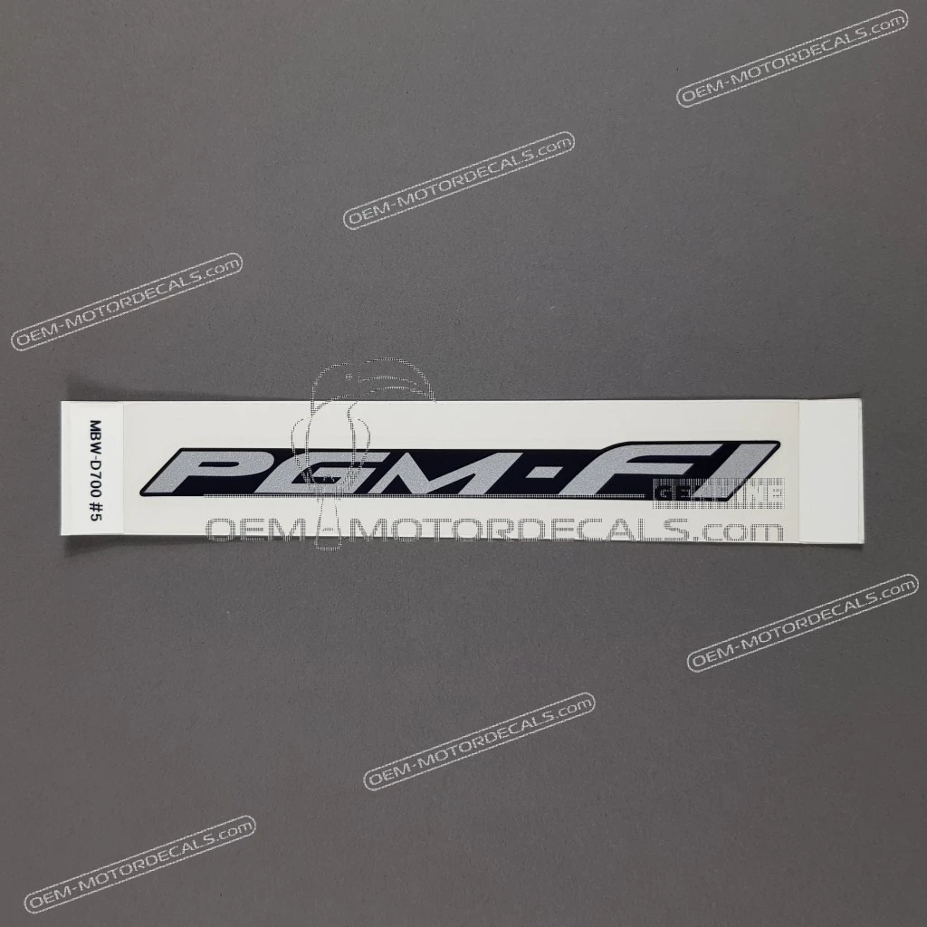 Honda CBR600F Hurricane Carenatura Superiore PGM-FI Adesivo OEM 64231MBWD70ZA
