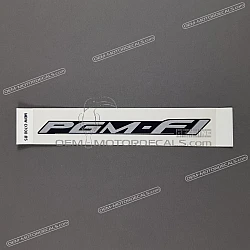 Front cowling decal