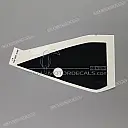 Front cowling decal, right side