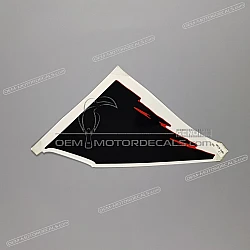 Front cowling decal, right side
