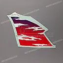 Front cowling stripe, right side