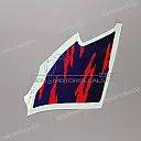 Front cowling stripe, right side
