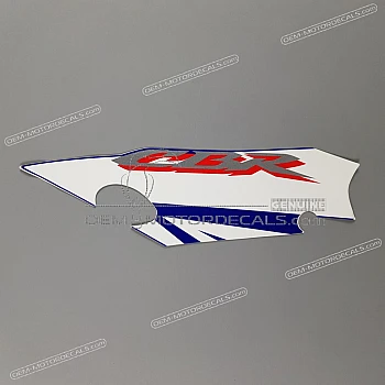 Front cowling decal, left side