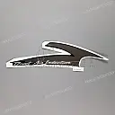 Lower fairing stripe, right side