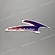 Adesivo carenatura superiore Honda CBR600F Hurricane lato destro OEM 64232MALG30ZB