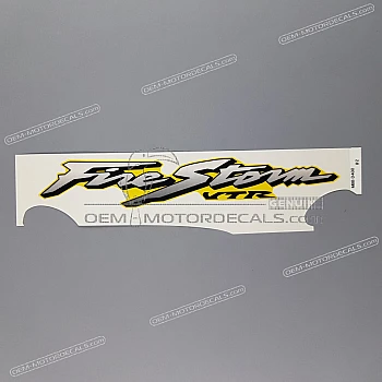 Side cowling decal