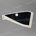 Front cowling decal, left side