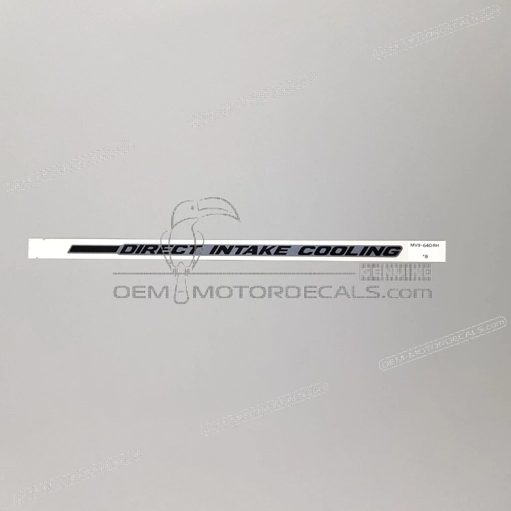 Honda CBR600F Hurricane Emblema CBR Hurricane Carenatura Superiore Destra Lato Destro OEM 64233MV9640ZC