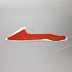 Bovenkuip sticker, rechterkant