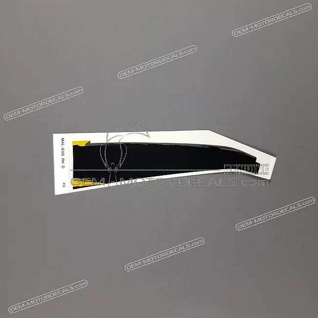 Honda CBR600F Hurricane Upper Cowl Stripe Right Side OEM 64235MALE00ZC