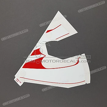 Bovenkuip sticker, linkerkant