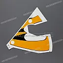 Adesivo CBR600F, carenatura superiore sinistra