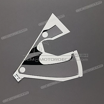 Naklejka na przednią owiewkę (czasza), lewa strona