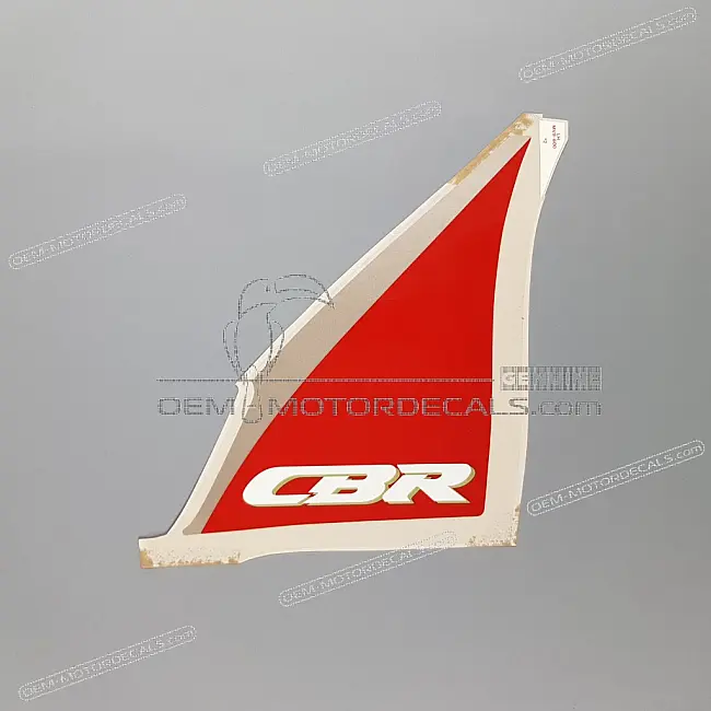 Honda CBR600F HURRICANE Naklejka na przednią owiewkę Lewa Strona Oryginalna Część OEM 64241MV9600ZB