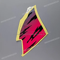 Front cowling decal, left side