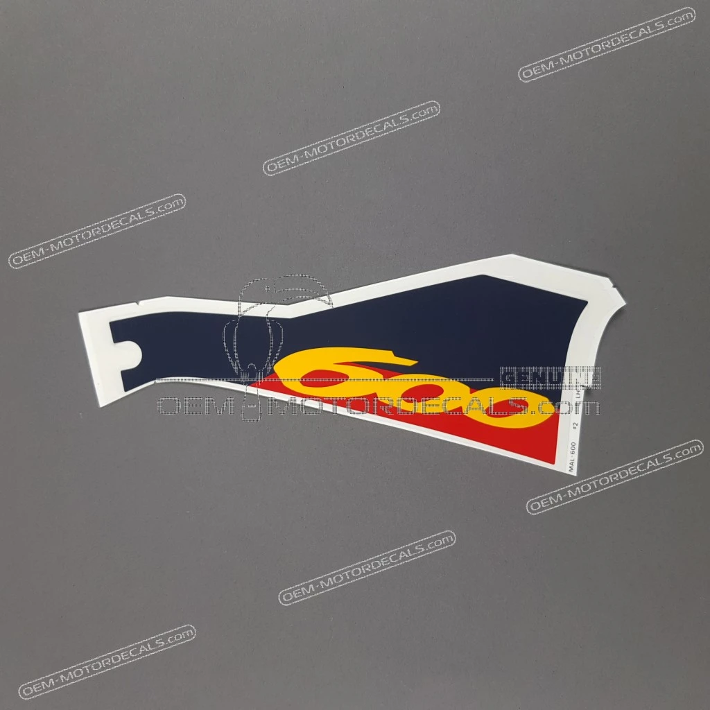 Honda CBR600F HURRICANE Naklejka na lewą owiewkę OEM 64242MAL600ZB