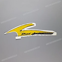 Bovenkuip sticker, linkerkant