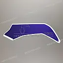 Tank cover stripe, left side