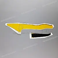 HONDA Pegatina de carenado superior izquierdo, lado izquierdo 64243-MAL-E00ZC
