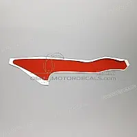 HONDA Linke obere Verkleidung CBR600F Hurricane Aufkleber, linke Seite 64243-MAL-G30ZC