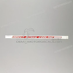 Front cowling decal, left side