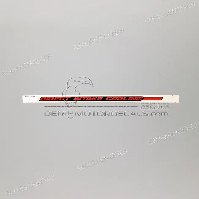 Honda CBR600F HURRICANE Naklejka na górną owiewkę lewą CBR Lewa Strona OEM 64243MV9600ZB