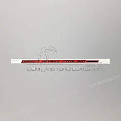 Front cowling decal, left side