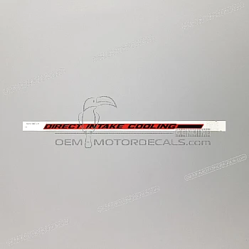 Front cowling decal, left side