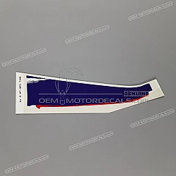 Cowl stripe decal, left side, upper
