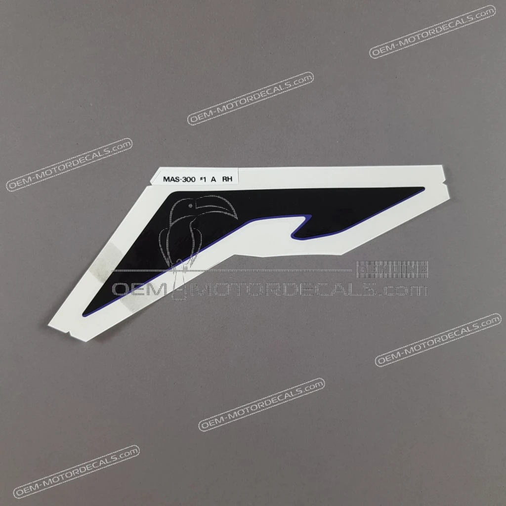 Honda CBR900RR Autocollant Carénage Intermédiaire Côté Droit OEM 64301MAS300ZB Graphique Usine Authentique