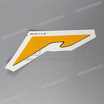 Side cowling decal, right side