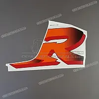 HONDA Right middle cowl stripe, right side 64301-MAS-E10ZC