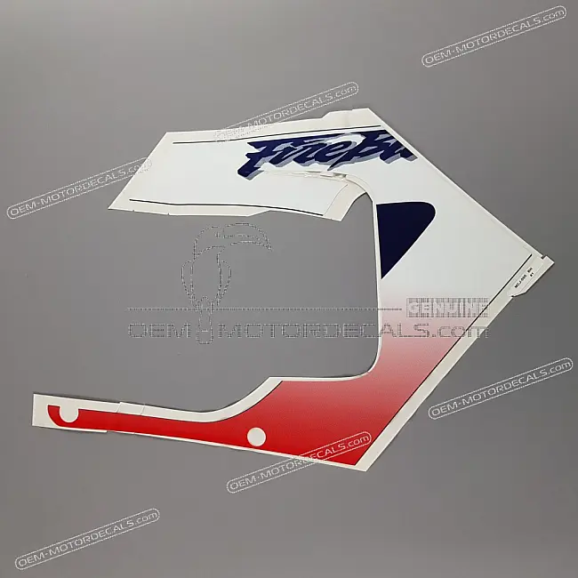 Honda CBR900RR Rechte mittlere Verkleidungs-Zierleiste OEM 64301MCJ000ZA