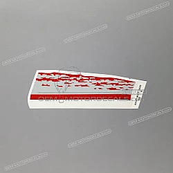 Frame cowling decal, right side