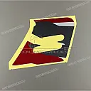 Right side cowling stripe, right side
