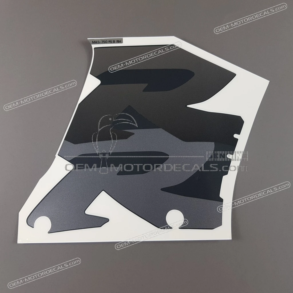 Honda CBR900RR middenkuip striping rechterzijde OEM 64302MAS750ZB