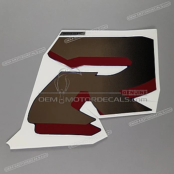 Side cowling decal, right side
