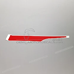 Frame cowling decal, right side