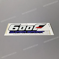 Side cowling decal