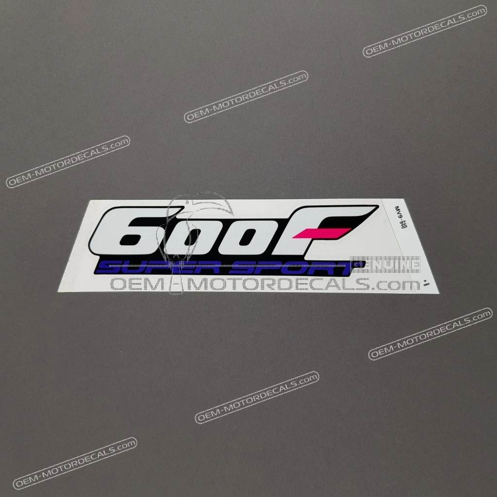 Honda CBR600F Hurricane Adesivo carena inferiore CBR Hurricane Lato Sinistro OEM 64302MV9640ZC