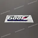 Autocollant inférieur de carénage CBR Hurricane, côté gauche
